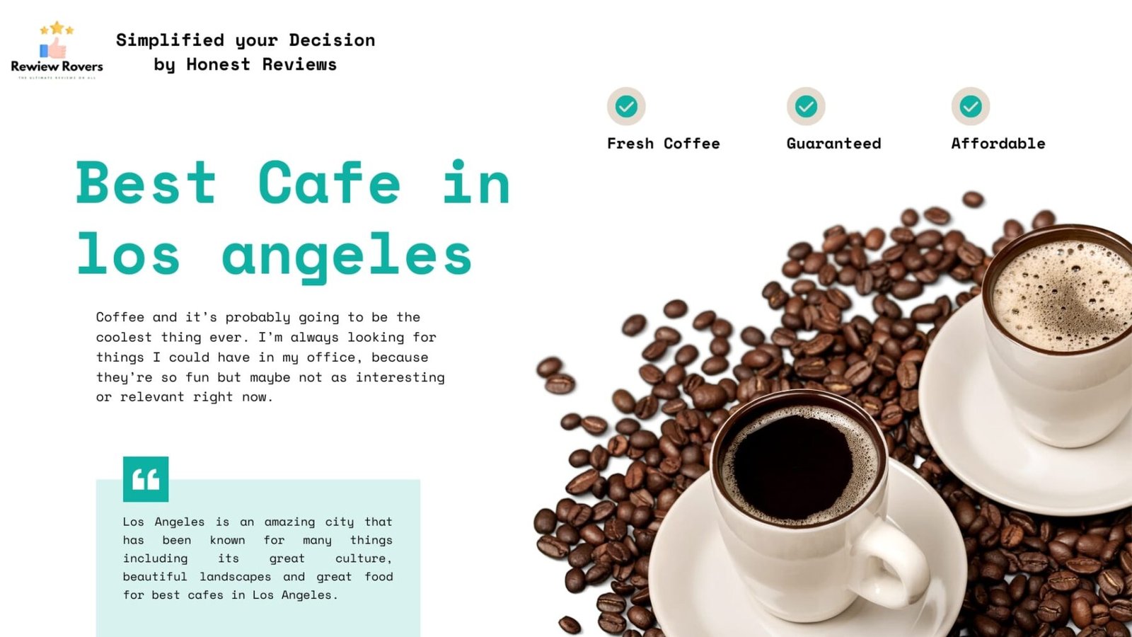 The Best Cafes in Los Angeles (United States) in 2024